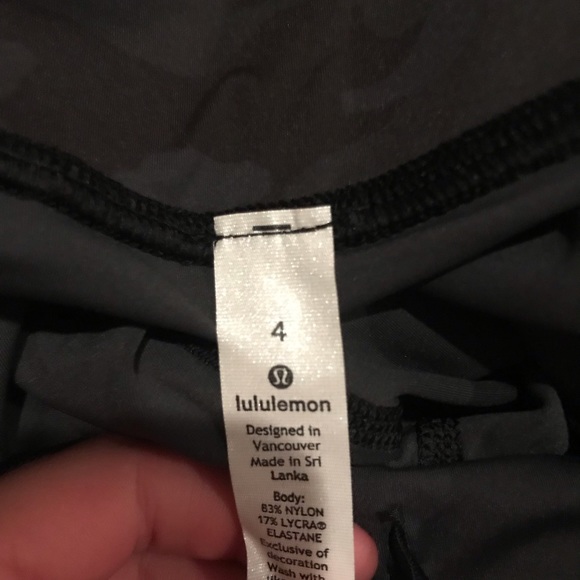 🆕 Lululemon Fast & Free Tight 25” Camo Nulux - Picture 7 of 7